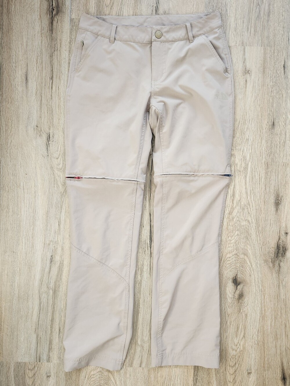The North Face Paramount Convertible Hiking Pants, Beige, Women's Size 2, Short